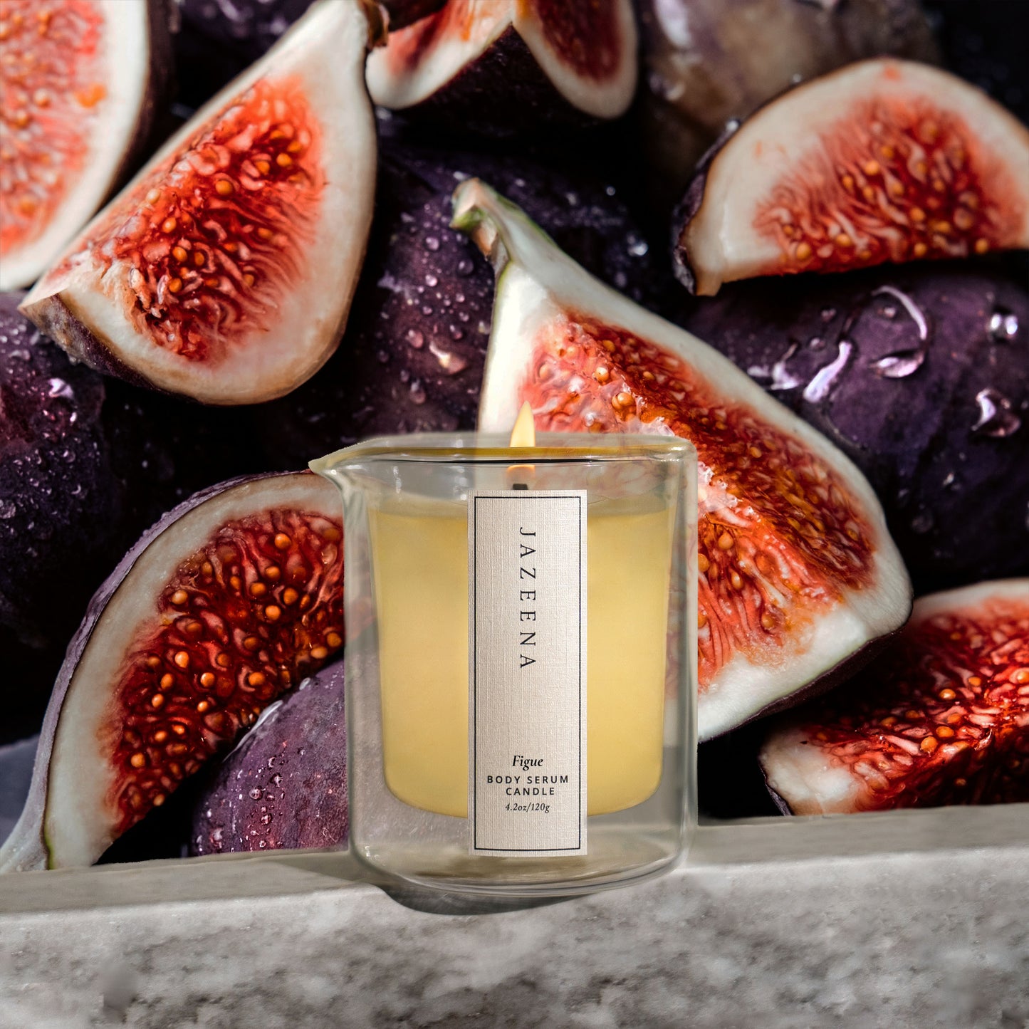 Figue Body Serum Candle