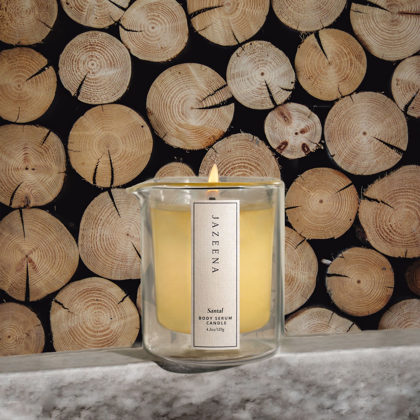 Santal Body Serum Candle