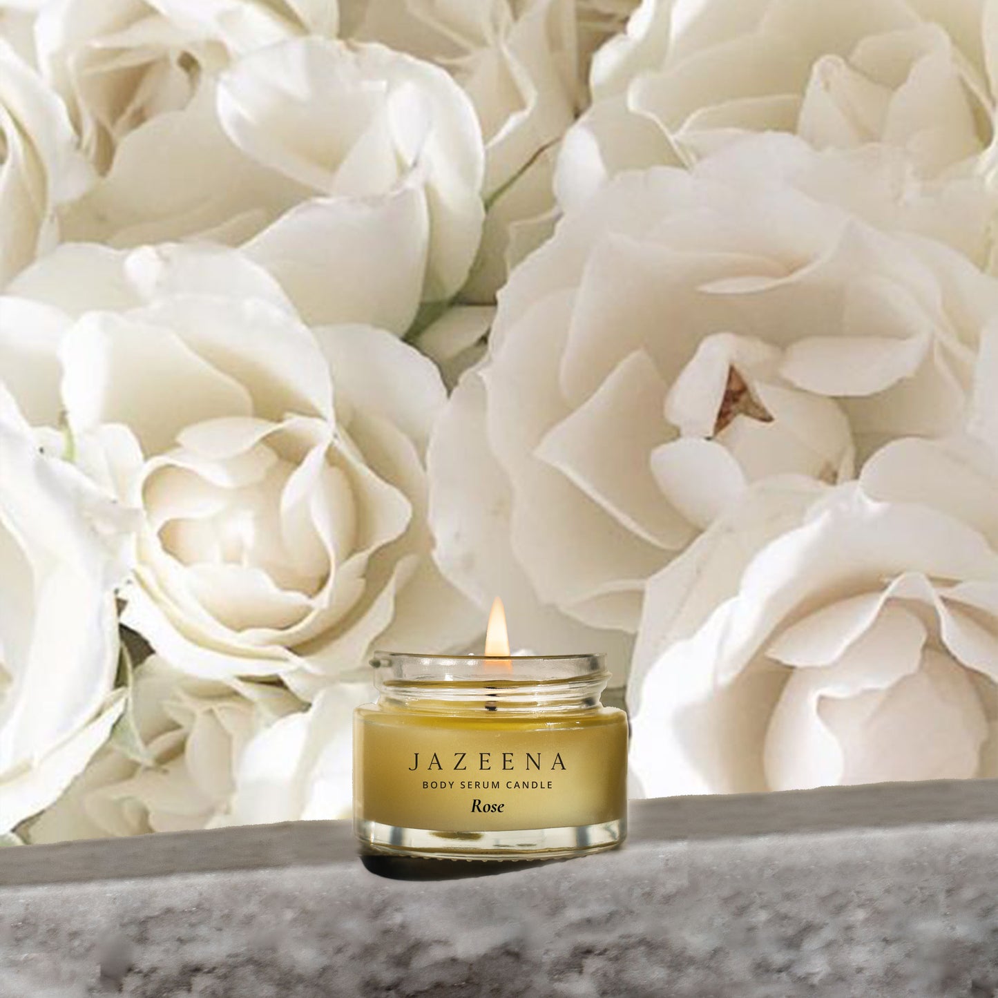 Rose Body Serum Candle